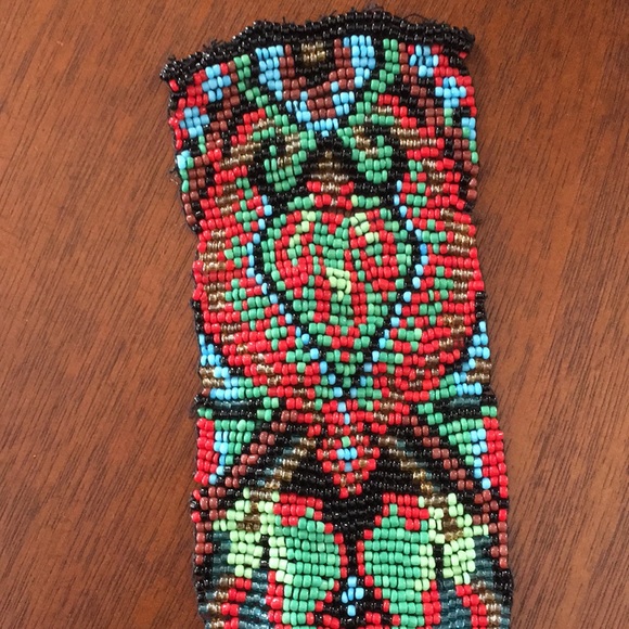 Hand beaded belt